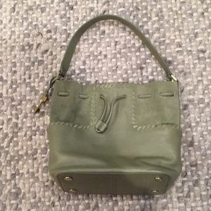 Fossil shoulder hobo slouchy bag olive/green